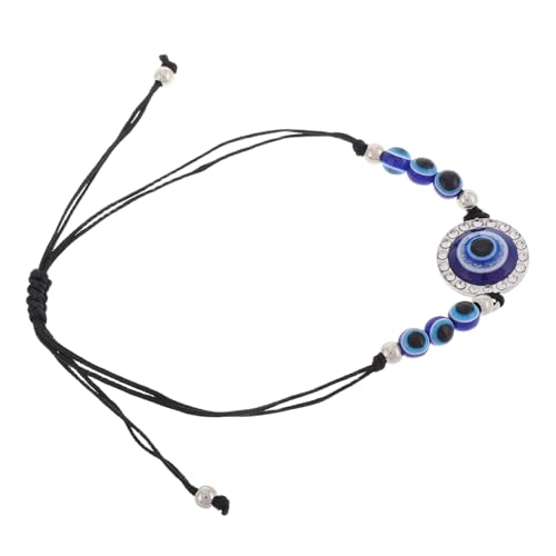 CTIRCHIU Evil Eye Armband Damen Herren Handgefertigt mit Glücksperlen Schutzamulett Verstellbares Modeaccessoire für Alltag und Halloween von CTIRCHIU