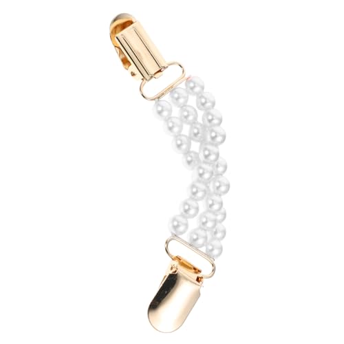 CTIRCHIU Faux Perlen Pullover Clip für Damen Eleganter Cardigan Verschluss Schützt vor Ungewollten Blicken für Kleider Pullover und Schals Stilvolles Accessoire für von CTIRCHIU