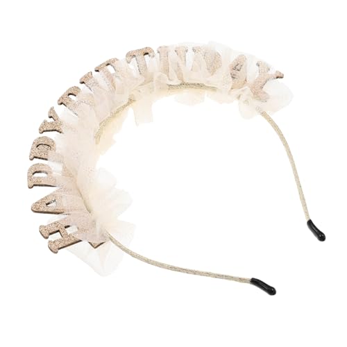 CTIRCHIU Geburtstags Stirnband für Süßes Haaraccessoire mit Spitze für Partys für Verschiedene Anlässe Perfektes für Kleine Prinzessinnen von CTIRCHIU