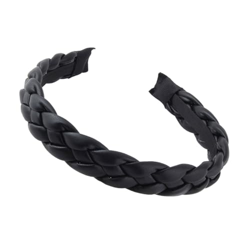 CTIRCHIU Geflochtenes Haarband für Mädchen Breiter Haarschmuck aus PU Accessoire für Täglichen Gebrauch und Festliche Anlässe Vielseitig als Geeignet von CTIRCHIU
