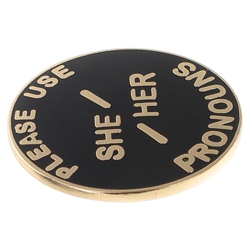 CTIRCHIU Gender Identitätsbrosche Abzeichen für Männer Frauen Stilvolle Anstecknadel zur Individuellen Ausdruck Arbeitsplatz Veranstaltungen von CTIRCHIU