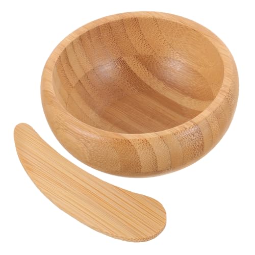 CTIRCHIU Gesichtsmaske Rührschüssel aus mit Löffel Langlebige DIY Maskenschale für Hautpflege Geeignet für Zuhause und Salon Porentiefe Reinigung Hautfreundlich und Formstabil von CTIRCHIU