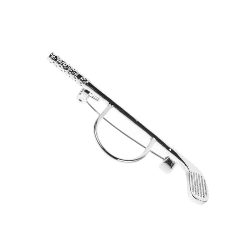 CTIRCHIU Golf Brosche mit Funkelnden Zirkonia Unisex für Anzüge Formelle Kleidung Modisches Accessoire für Golfer Golf von CTIRCHIU