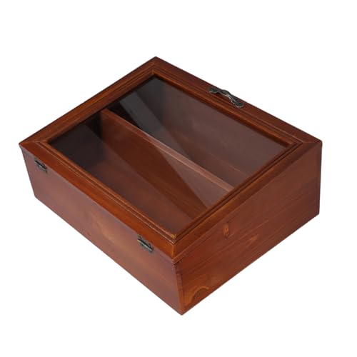 CTIRCHIU Große Kapazität Aufbewahrungsbox mit Retro Farbton Vielseitiger Organizer für Kosmetik Teeservice und Schreibtischzubehör Kompakt und Platzsparend für Zuhause von CTIRCHIU