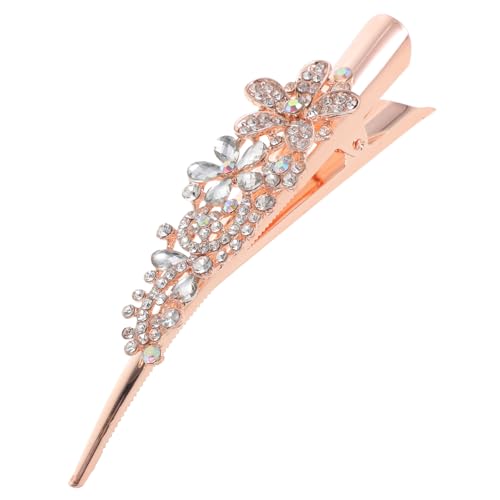 CTIRCHIU Großer Metall Haarklammer mit Kristallverzierung Eleganter Haarschmuck für Frauen und Mädchen Vielseitig Einsetzbar für Pferdeschwanz Glatt oder Lockiges Haar Geschenkidee von CTIRCHIU