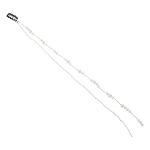 CTIRCHIU Haarspange Mit Quaste Und Kunstperlen Eleganter Haarschmuck Für Damen Leicht Für Hochzeiten Mit Kette Für Pferdeschwanz von CTIRCHIU
