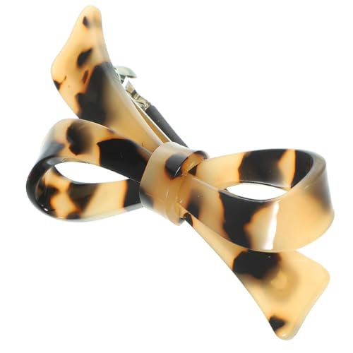 CTIRCHIU Haarspange Mit Schleife Und Feder Metall Und Acetat Für Damen Halter Für Halbtürme Leicht Und Sicher von CTIRCHIU