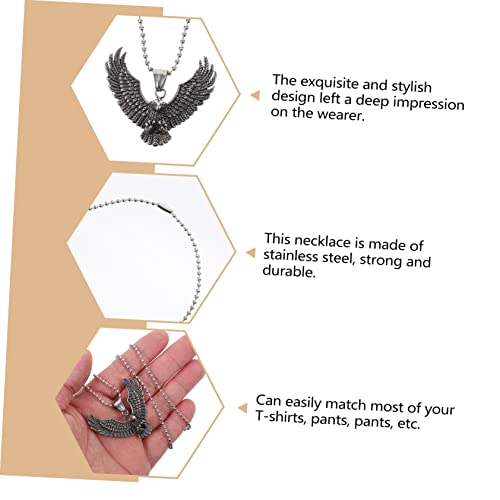 CTIRCHIU Herren Halskette mit Anhänger Langlebig Rostfrei Modisch Geschenkidee für Männer Robuste Stilvolle Kette für Alltag und Besondere Anlässe von CTIRCHIU