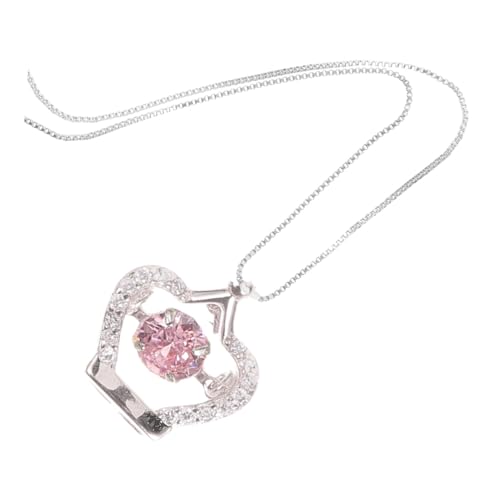 CTIRCHIU Herz Anhänger Halskette für Frauen Kette mit Funkelnden Zirkonia für Modebewusste von CTIRCHIU