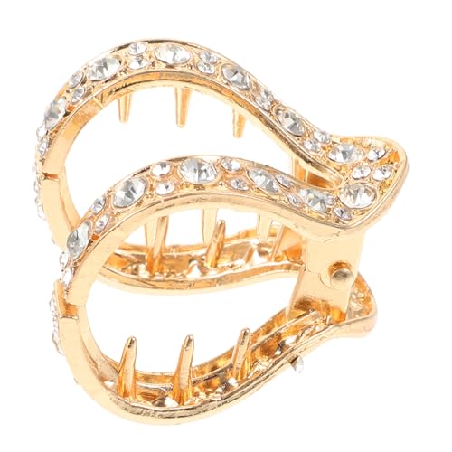 CTIRCHIU Hochwertige Klauenclip Haarspange für Damen Metall Haarclip mit Strass für Pferdeschwanz Stile Vielseitig Einsetzbar für für Dünnes Haar und von CTIRCHIU