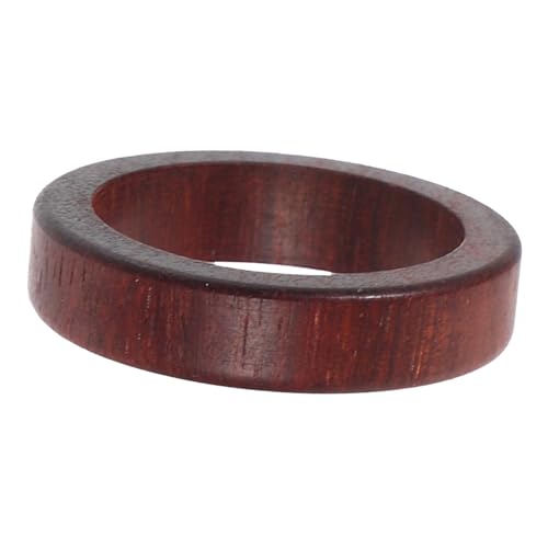 CTIRCHIU Holzring Fingerring Vintage Ring Schmuckring Fingerdekor Damen Herren Fingeraccessoire Holzring Fingerornament von CTIRCHIU