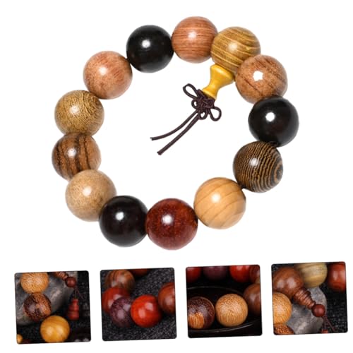 CTIRCHIU Holzperlen Armband Teiliges Sandelholz Buddha Gebetskette Unisex Naturstein Perlen Schmuck für Männer Frauen als von CTIRCHIU