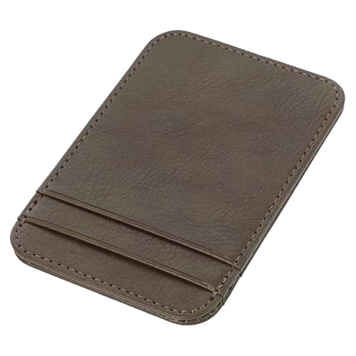 CTIRCHIU Tragbarer Kartenhalter PU Multifunktionales Kartenetui Leicht Verschleißfest für Passend für Kreditkarten und Ausweise von CTIRCHIU