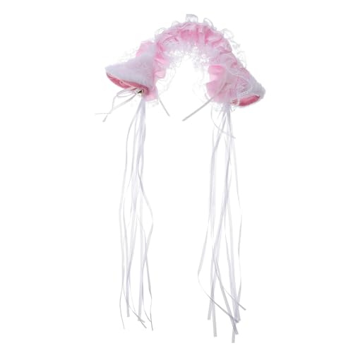 CTIRCHIU Dekoratives Katzenohren Cosplay Stirnband Haarreif Mit Glöckchen Für Geburtstagsfeiern Halloween Und Karneval Schickes Kostüm Accessoire Für Erwachsene Und Kinder von CTIRCHIU