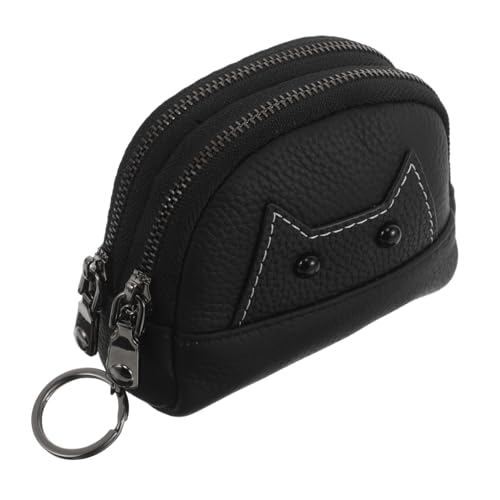 CTIRCHIU Kleine Doppelte Reißverschluss Geldbörse aus Strapazierfähigem Material mit Niedlichem Japanischem Tier Cartoon Design Kartenetui für Damen für Schule Büro Reisen und Alltag von CTIRCHIU