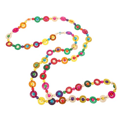 CTIRCHIU Kokosnussschalen Halskette Großer Vintage Schmuck Für Frauen Muschel Zierliche Strandkette Trendiger Handschmuck Ornament Perlen Farbe Retro Webperlenketten von CTIRCHIU