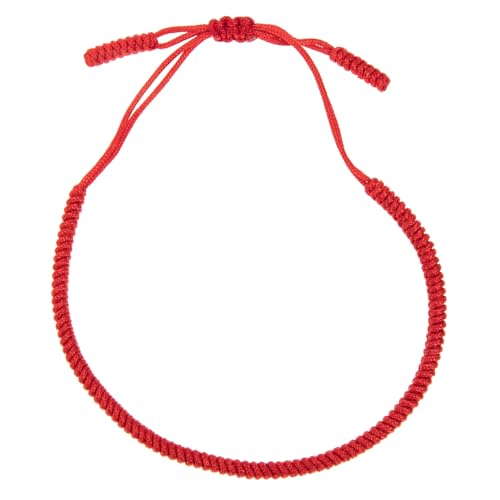 CTIRCHIU Rotes Geflochtenes Armband Aus Schnur Handgefertigtes Glücksarmband Für Damen Und Herren Schutzarmband Mit Traditionellem Chinesischem Design Perfektes Für Freunde Und von CTIRCHIU