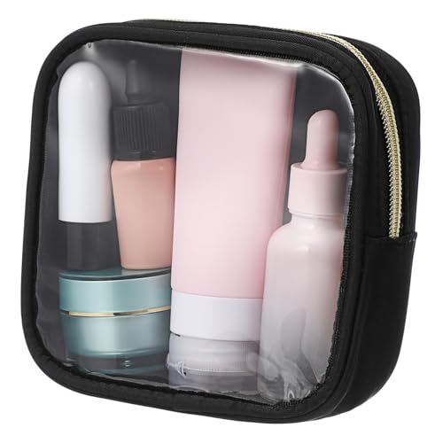 CTIRCHIU Kosmetiktasche Durchsichtig Mini Mit Reißverschluss Reise-Aufbewahrungstasche Für Make-up Kosmetik Und Kleine Utensilien Transparente Schminktasche Für Damen von CTIRCHIU
