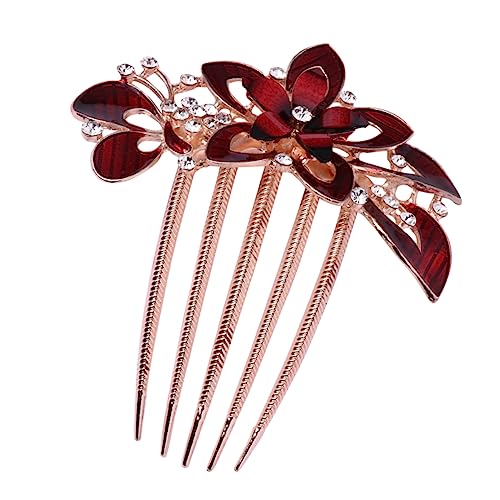 CTIRCHIU Kostümzubehör Strass -kopfbedeckung Dekorative Haarkamm Brauthaarkamm Für Frauen Tiaras Blumenhaarspangen Für Frauen Haarkamm Für Die Braut Brautkamm Kämme Ornamente Hochzeit Rot CTIRCHIU Kostümzubehör Strass -kopfbedeckung Dekorative Haarkamm Brauthaarkamm Für Frauen Tiaras Blumenhaarspangen Für Frauen Haarkamm Für Die Braut Brautkamm Kämme Ornamente Hochzeit Rot von CTIRCHIU