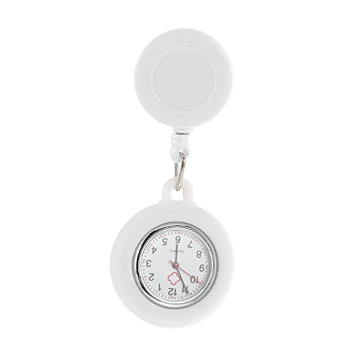 CTIRCHIU Krankenschwester-taschenuhr Mit Clip Einziehbare Silikon-gelee-krankenschwesteruhr Tragbare Uhr Für Medizinische Bereich von CTIRCHIU