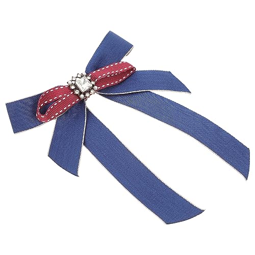 CTIRCHIU Klassische Damen Schleifenbrosche Mit Strass Dekorative Krawatte Für Formelle Anlässe Und Hochzeiten von CTIRCHIU
