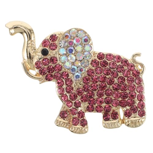 CTIRCHIU Brosche Strass Süße Anstecknadel Schmuck für Damen und Herren Trendiges Kleidungszubehör für Besondere Anlässe Rosa Tierbrosche von CTIRCHIU
