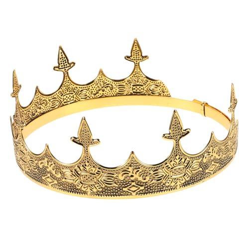 CTIRCHIU Kronen-stirnband Für Männer Mittelalterliche Prinzenkrone Aus Metall Königskrone Mit Vintage-design Für Partys Und Kostüme von CTIRCHIU