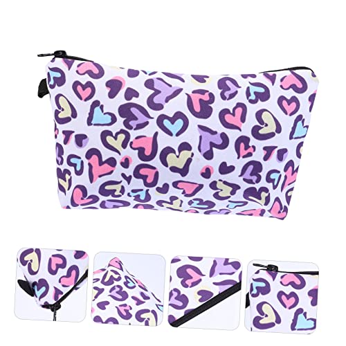 CTIRCHIU Leopard Print Kosmetiktasche Damen Schminktasche mit Reißverschluss Kulturbeutel Reise Make Up Tasche Multifunktionale Toilettenartikel Aufbewahrungstasche von CTIRCHIU