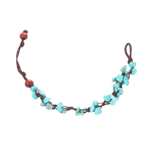 CTIRCHIU Modisches Fußkettchen Damen Geflochtene Fußkette Verstellbar Langlebig Kreatives Fußschmuck Accessoire Für Strand Alltag von CTIRCHIU