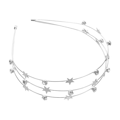 CTIRCHIU Sternen Stirnband Für Damen Mehrlagiges Metall Haarband Mit Funkelnden Kristallverzierungen Für Hochzeiten Konzerte Und Festliche Anlässe von CTIRCHIU