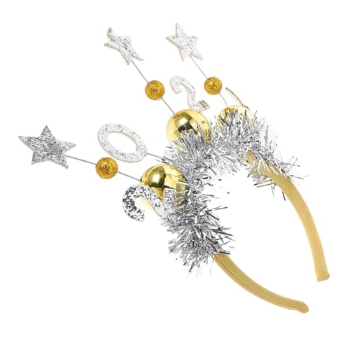 CTIRCHIU Neujahrshaarband Mit Glitzerstern Für Partys Festivals Und Fotos Stirnband Für Silvester Und Weihnachtsfeiern Aus Kunststoff Praktisch Und Langlebig von CTIRCHIU