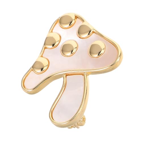 CTIRCHIU Pilz-anstecknadel Mit Perlenmotiv Dekorative Brosche Für Pullover Mützen Schals Kleider Anzüge Modisches Accessoire Für Damen Und Mädchen von CTIRCHIU