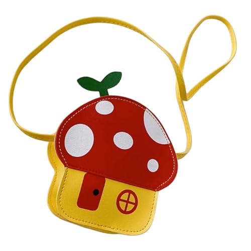 CTIRCHIU Niedliche Umhängetasche Pilz Design Tragbare Handtasche für Mädchen für Reisen und Alltag Robustes und Sicheres Material Geschenkidee für Kleine Prinzessinnen von CTIRCHIU