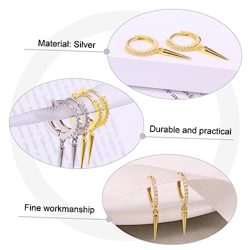 CTIRCHIU Ohrstecker Damen Geometrisch mit Zirkonia Funkelnd Leicht Elegant Ohrschmuck für Alltag und von CTIRCHIU