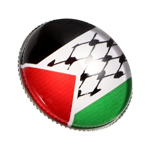 CTIRCHIU Palästina Flaggen Brosche Anstecknadel für Hut Anzug und Hemd Einzigartiges Accessoire für Alltag und Besondere Anlässe von CTIRCHIU