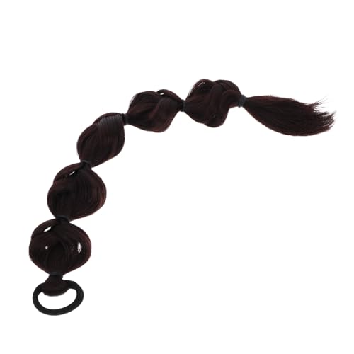 CTIRCHIU Bubble Braid Pferdeschwanz Haarverlängerung Geflochten Für Frauen Mädchen Naturkralle Haarteil Mit Haarband Einfach Zu Tragen von CTIRCHIU