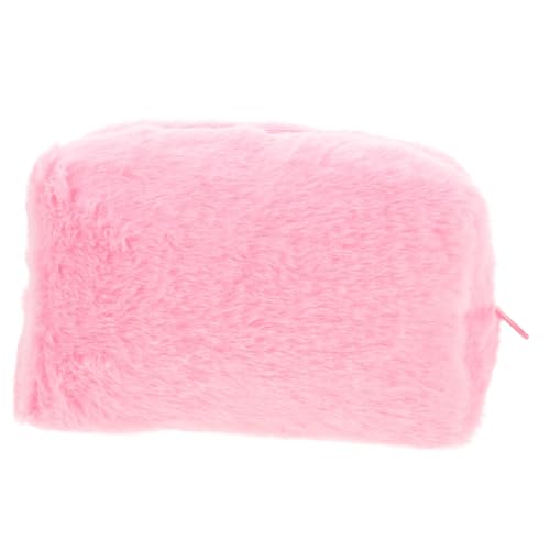 CTIRCHIU Plüsch Kosmetiktasche Handtasche Reise Kulturbeutel mit Reißverschluss Weicher Make Up Organizer für Damen Camping Toiletry Bag Kompakt und Strapazierfähig für Reisen und Alltag von CTIRCHIU