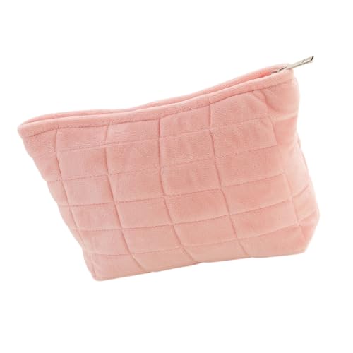 CTIRCHIU Kosmetiktasche für Reisen Große Kapazität Plüsch Make Up Tasche Tragbarer Organizer für Mädchen Multifunktionale Kosmetik Reisetasche von CTIRCHIU