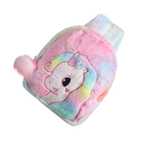 CTIRCHIU Plüsch Schulrucksack Für Mädchen Kindergarten Tasche Mit Verstellbaren Schultergurten Leicht Zu Tragen Und Waschbar von CTIRCHIU