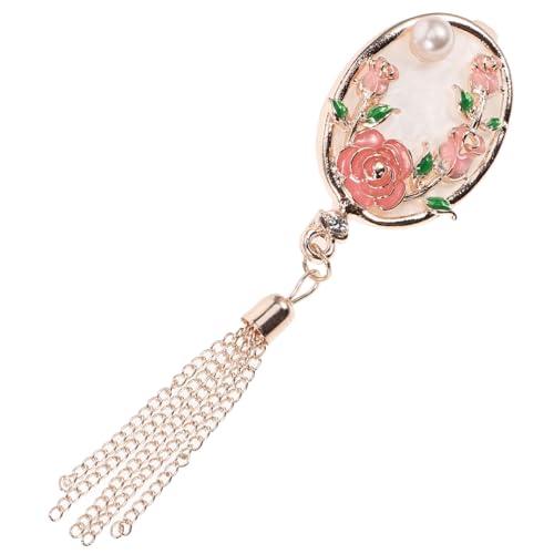 CTIRCHIU Vintage Quastenbrosche für Frauen Chinesische Fächeranstecknadel Brosche Metall mit Quasten für Kleider und Anzüge Damenbekleidung von CTIRCHIU