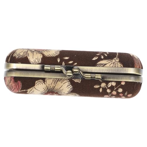 CTIRCHIU Retro Lippenstift Etui mit Blumenmuster Tragbare Kosmetik Aufbewahrungsbox für Damen Kratzfest Vielseitig als Lippenstift oder Kleingeldbox für Reisen und Geschenkidee von CTIRCHIU
