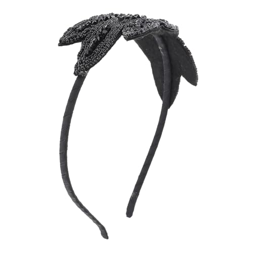 CTIRCHIU Retro Mädchen Haarreif mit Strass und Perlen Originelles Boho Stirnband Leichter Kopfschmuck für Hochzeit Party und Festliche Anlässe Handgefertigt Modisches Accessoire von CTIRCHIU