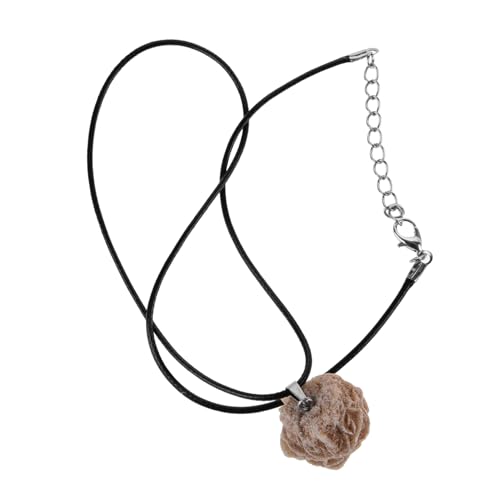 CTIRCHIU Rosen Halskette Damen Floral Choker Anhänger für Hochzeiten Partys und Alltag Leichte Halskette mit Natürlichem von CTIRCHIU