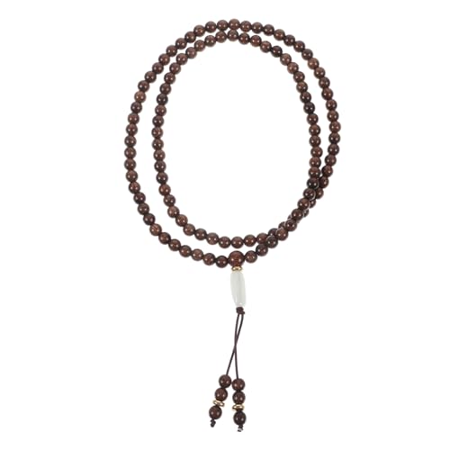 CTIRCHIU Buddhistisches 108 Perlen Armband Aus Sandelholz Für Männer Und Frauen Elegantes Holzarmband Ethnischer Schmuck Gebetsperlenarmband Praktisch Für Handgelenkgrößen von CTIRCHIU