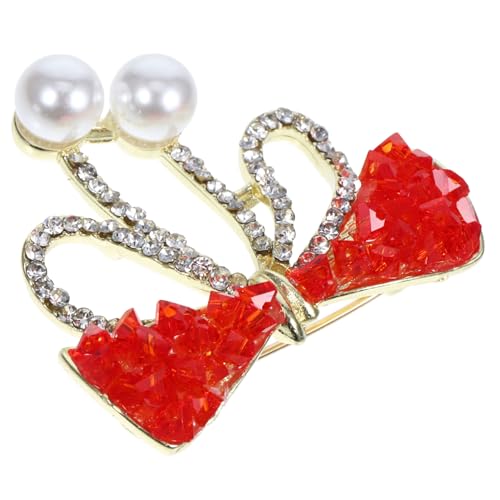 CTIRCHIU Strass Schleifenbrosche Für Damen Kleidung Schals Brosche Pin Dekorative Broschen Für Hochzeiten Und Formelle Anlässe von CTIRCHIU