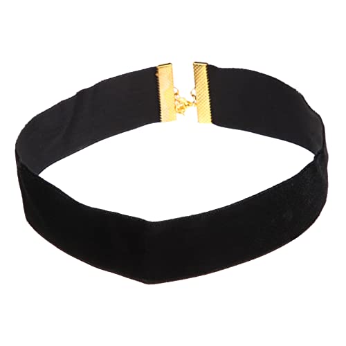 CTIRCHIU Klassische Chokerhalskette Damen Schwarz Verstellbar Samt für Halloween Schmuck von CTIRCHIU