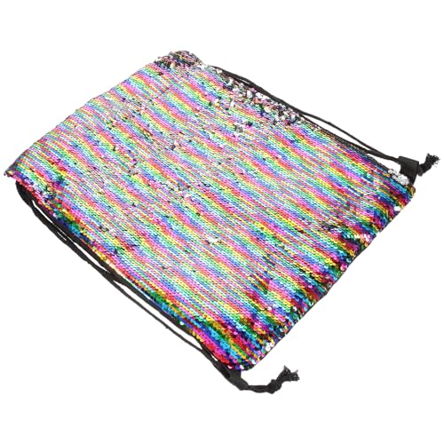 CTIRCHIU Sportlicher Kordelzug Rucksack Mit Pailletten Leichter Stylischer Turnbeutel Für Schule Sport Und Outdoor-aktivitäten Wasserabweisend Groß Vielseitig in Bunten Farben von CTIRCHIU