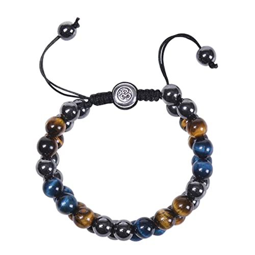 CTIRCHIU Steinarmband für Verstellbares Yoga Natursteinperlen Zartes Handgelenkarmband für Stressabbau Meditation von CTIRCHIU