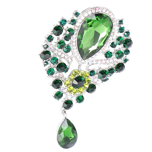 CTIRCHIU Strass Brosche Legierung und Hängende Schöne Brosche für Kleidung Schal oder Tasche Elegant und Vielseitig für Damen und Herren B von CTIRCHIU