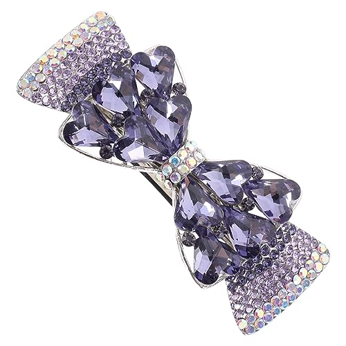 CTIRCHIU Strass Haarnadel für Funkelnde Haarspange mit Bowknot Haarschmuck für Mädchen Rutschfeste Haarklammer Hochzeitsaccessoire von CTIRCHIU